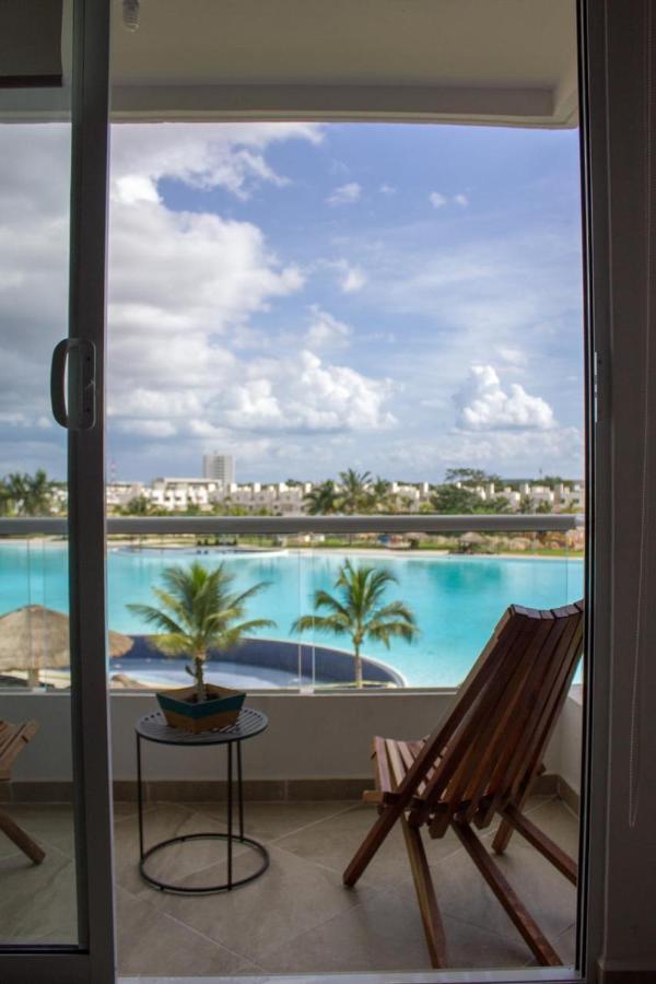 Departamento En Cancun Con 7 Albercas Tipo Playa Y Laguna ภายนอก รูปภาพ