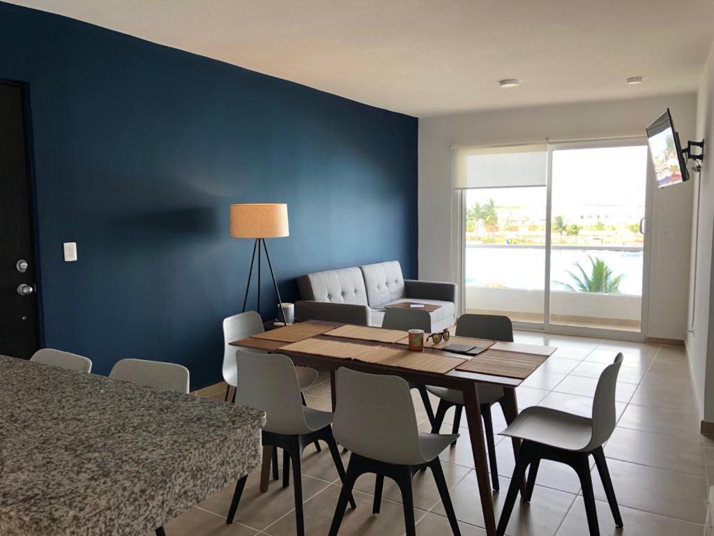 Departamento En Cancun Con 7 Albercas Tipo Playa Y Laguna ภายนอก รูปภาพ