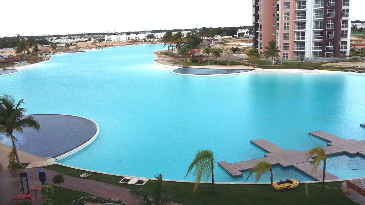 Departamento En Cancun Con 7 Albercas Tipo Playa Y Laguna ภายนอก รูปภาพ